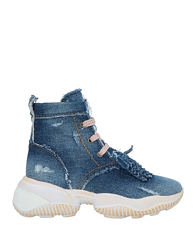 HOGAN Sneakers Blue Textile fibres