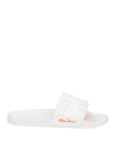 SANTONI Sandals White Rubber