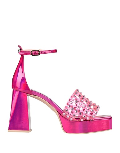 RAS Sandals Fuchsia Leather, Plastic