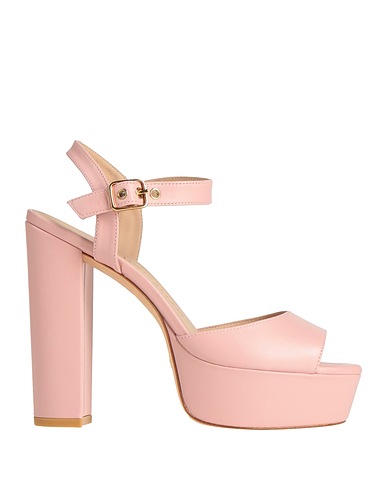 STUART WEITZMAN Sandals Pink Calfskin