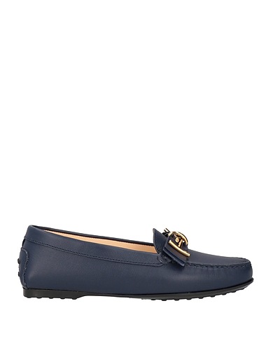 TOD'S Loafers Midnight blue Leather