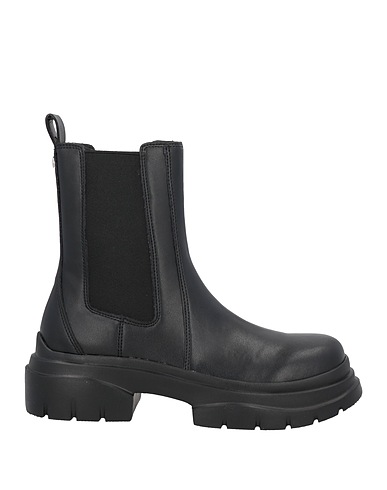 STEVE MADDEN Stivaletti Nero Pelle, Fibre elastiche
