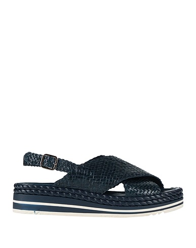 PONS QUINTANA Sandals Navy Leather