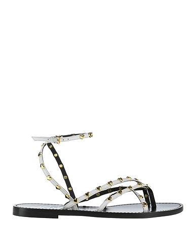 MOSCHINO Flip flops White Calfskin
