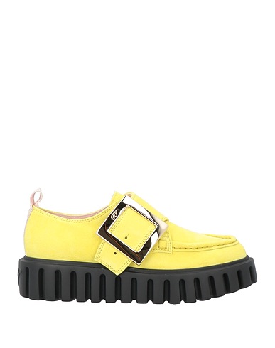 ROGER VIVIER 모카신 라임 그린 가죽