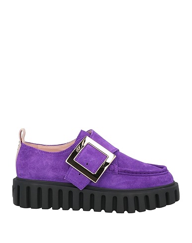 ROGER VIVIER Mokassins Violett Leder