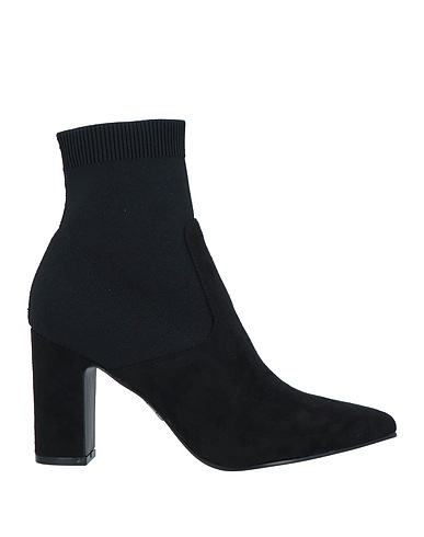 STEVE MADDEN Ankle boot Black Textile fibers