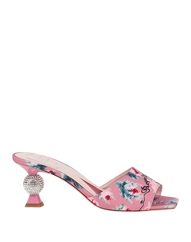 ROGER VIVIER Sandals Pink Textile fibres