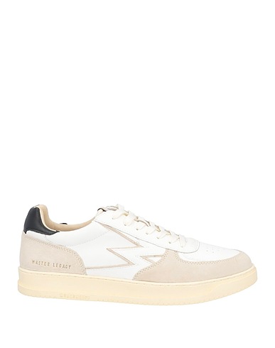 MOACONCEPT Sneakers Light grey Leather, Textile fibres