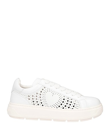 LOVE MOSCHINO Sneakers White Calfskin