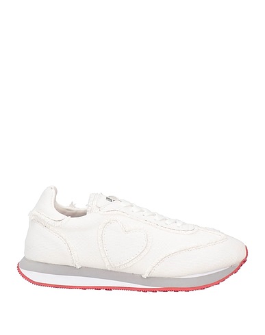 LOVE MOSCHINO Sneakers Off white Fibre tessili