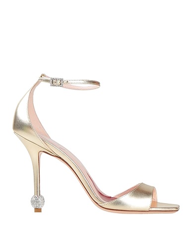 ROGER VIVIER Sandalia Platino Cuero