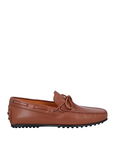 TOD'S モカシン ブラウン 革（なめし加工）