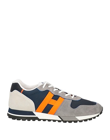 HOGAN Sneakers Grigio Pelle, Fibre tessili