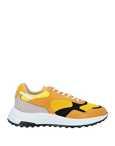 HOGAN Sneakers Mandarino Pelle, Fibre tessili