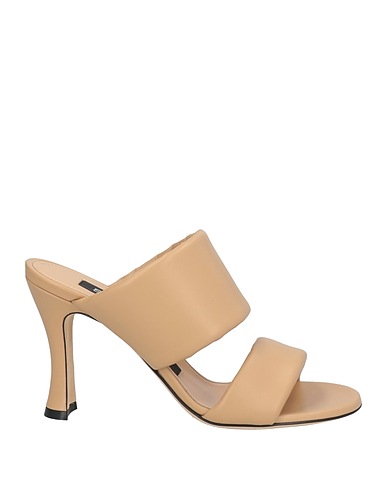 SERGIO ROSSI Sandales Camel Cuir