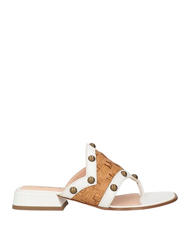RODO Flip flops White Leather