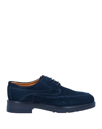 JOHN BAKERY Schnürschuhe Marineblau Leder