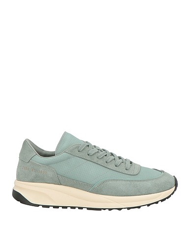 COMMON PROJECTS Sneakers Sage green Leather, Textile fibers