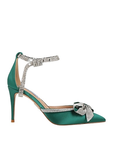 STEVE MADDEN Décolleté Verde smeraldo Fibre tessili