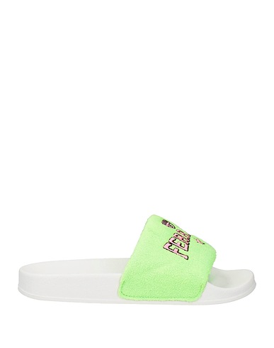 CHIARA FERRAGNI Sandals Green Textile fibres, Other Fibres