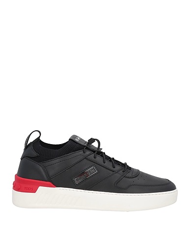 TOD'S NO_CODE Sneakers Nero Pelle, Fibre tessili
