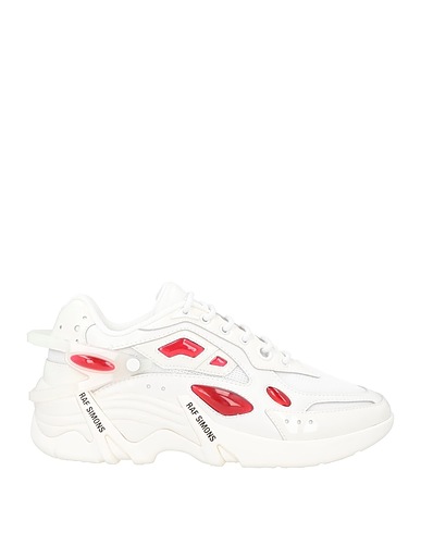 RAF SIMONS Sneakers Bianco Fibre tessili, Pelle