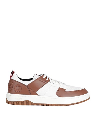 HUGO Sneakers Avorio Pelle, Fibre tessili, Altre Fibre