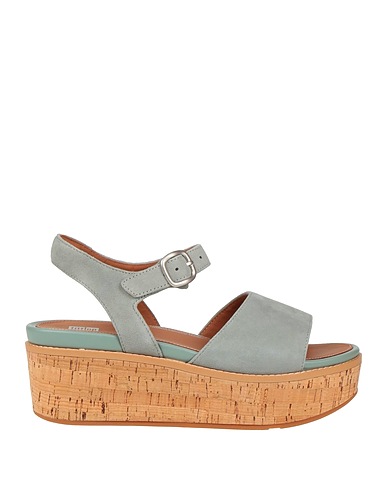 FITFLOP Mules and clogs Sky blue Leather