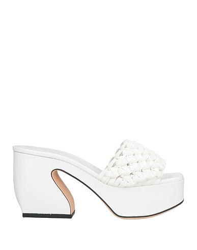 SI ROSSI by SERGIO ROSSI Sandals White Leather