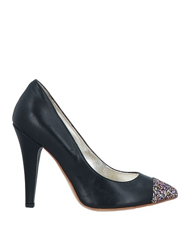 ANNIEL Pumps Schwarz Leder