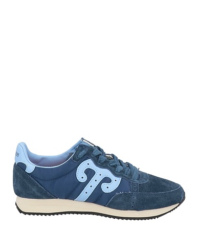 WUSHU RUYI Sneakers Blu navy Pelle, Fibre tessili