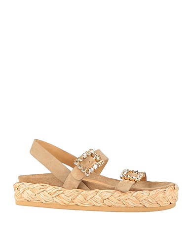 RAS Espadrilles Beige Leder