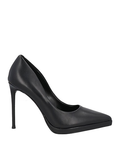 STEVE MADDEN Court Black Leather