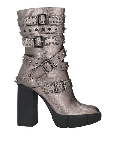 STEVE MADDEN Stiefelette Blei Leder, Synthetische Fasern