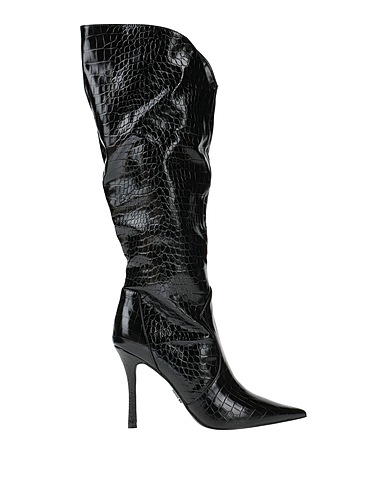 STEVE MADDEN Boots Black Textile fibers