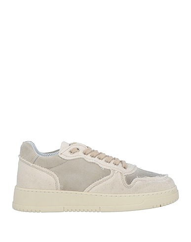 GREY DANIELE ALESSANDRINI Sneakers Beige Leather