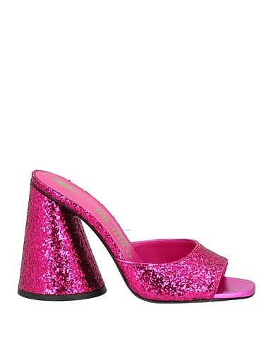 THE ATTICO Sandals Fuchsia Textile fibres