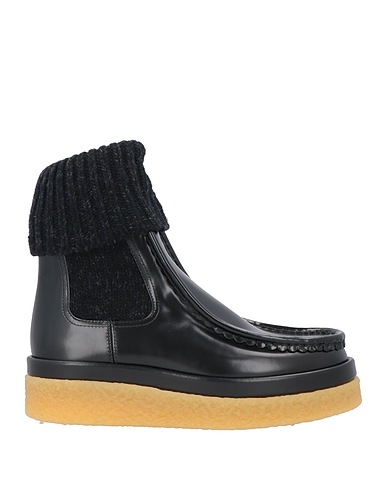CHLOÉ Ankle boot Black Textile fibres, Leather