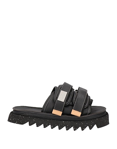 MARSÈLL x SUICOKE Sandals Black Leather