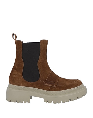 CRISTINA MILLOTTI Ankle boot Brown Leather