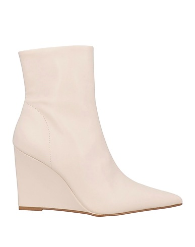 STEVE MADDEN Stiefelette Elfenbein Gewebefasern