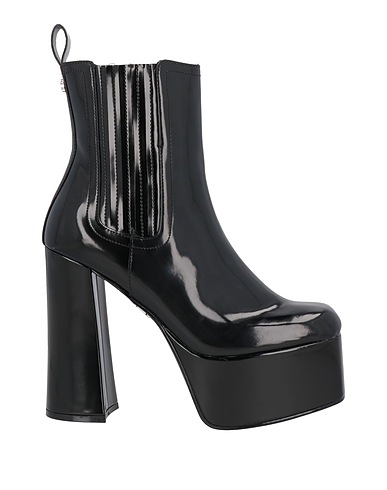 STEVE MADDEN Ankle boot Black Textile fibres