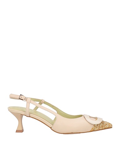 APEPAZZA Pump Beige Leather