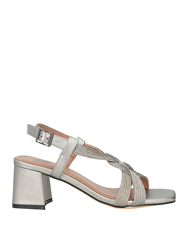 BIBI LOU Sandals Textile fibers, Leather