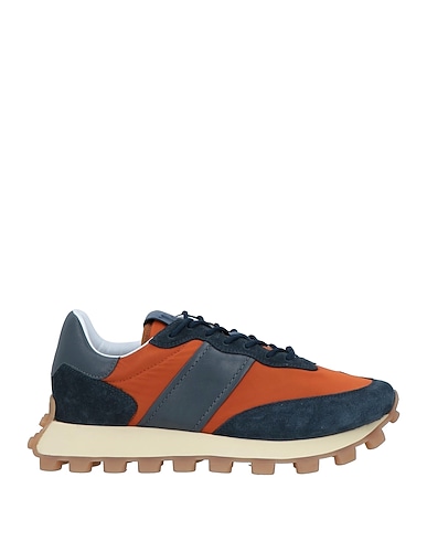 TOD'S Sneakers Rust Textile fibers, Leather