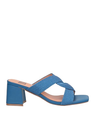 BIBI LOU Sandals Blue Textile fibres