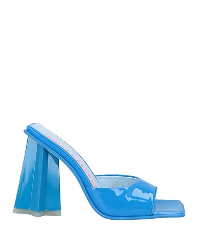 CHIARA FERRAGNI Sandali Azzurro Fibre tessili