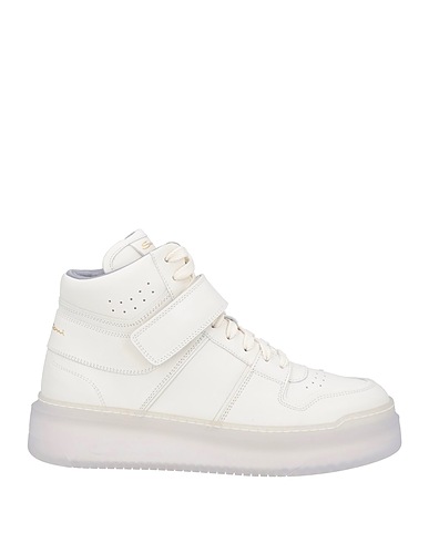 SANTONI Sneakers White Leather