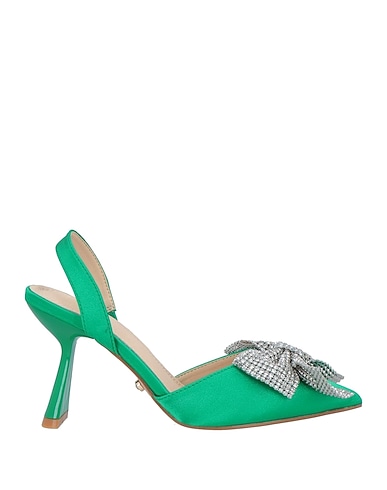 TWENTY FOUR HAITCH Pump Light green Textile fibers